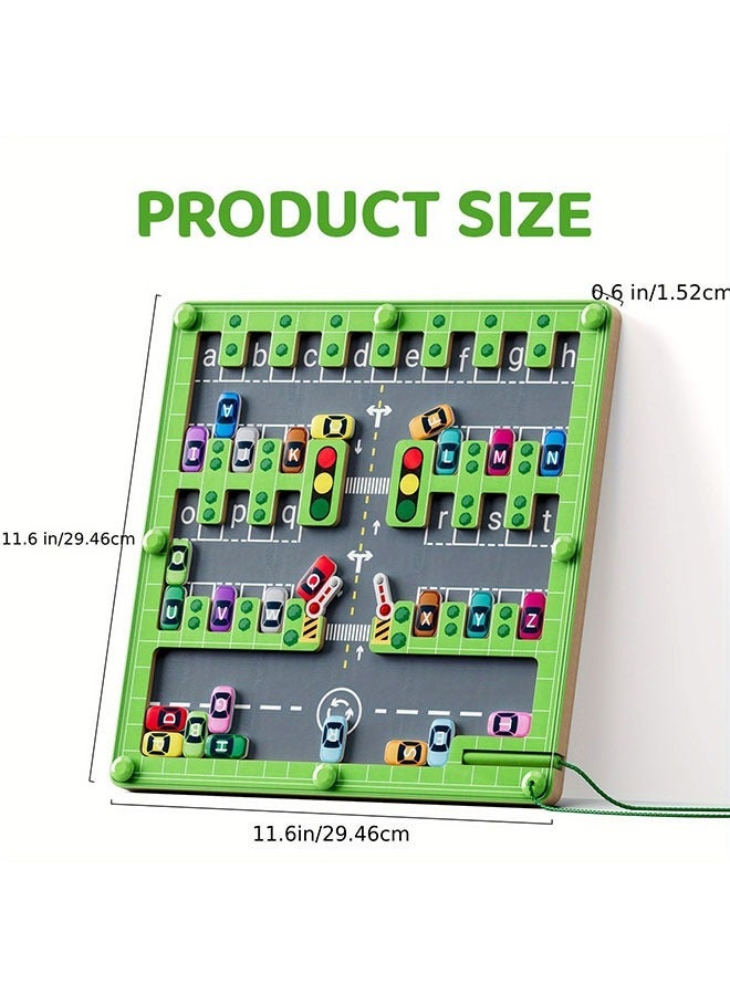 Wooden Magnetic Alphabet Maze Toys | Sensory Travel To Exercise Fine Motor Skills, Ideal Gift For Boys And Girls - Image 2