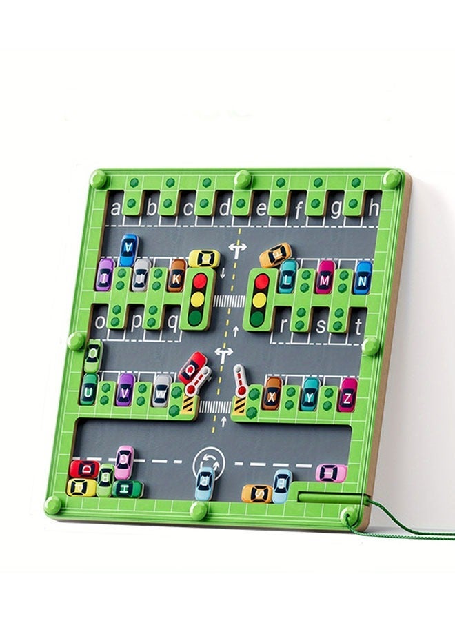 Wooden Magnetic Alphabet Maze Toys | Sensory Travel To Exercise Fine Motor Skills, Ideal Gift For Boys And Girls - Image 1