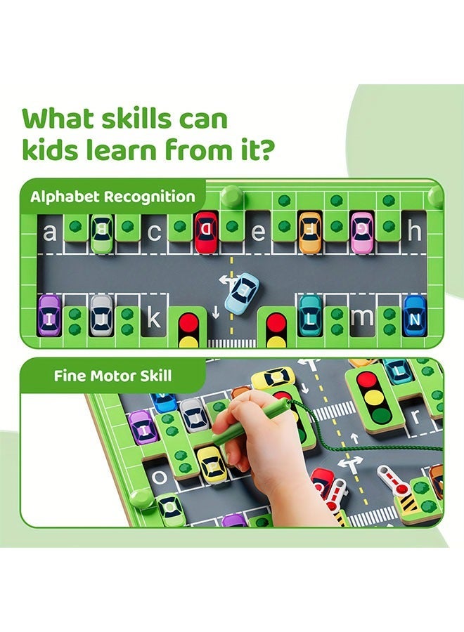 Wooden Magnetic Alphabet Maze Toys | Sensory Travel To Exercise Fine Motor Skills, Ideal Gift For Boys And Girls - Image 3