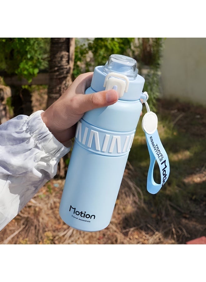 MOTION 800ml Vacuum Insulated Water Bottle – 316 Stainless Steel Inner, Double Wall Thermal Insulation, Leak-Proof, Wide Mouth, Stylish Design - Image 3