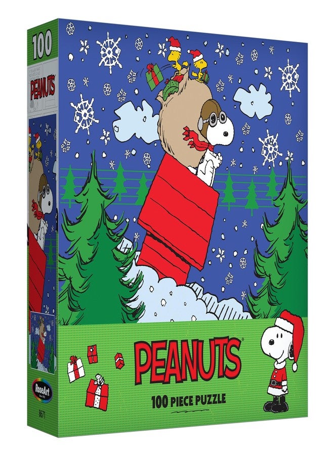 RoseArt - Peanuts - Snoopy's Christmas Delivery - 100 Piece Jigsaw Puzzle for Kids and Adults - Image 2