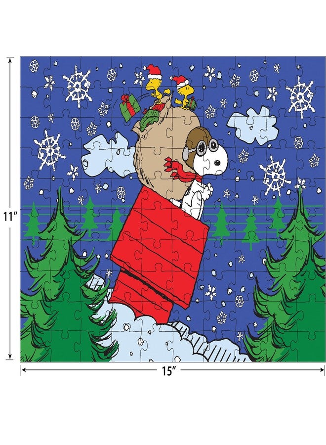 RoseArt - Peanuts - Snoopy's Christmas Delivery - 100 Piece Jigsaw Puzzle for Kids and Adults - Image 3