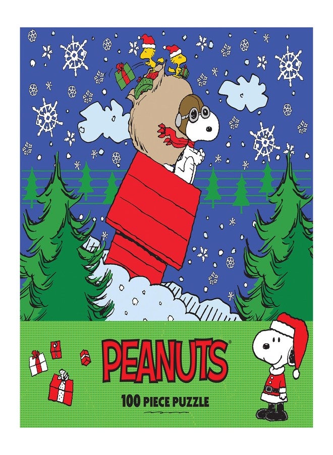 RoseArt - Peanuts - Snoopy's Christmas Delivery - 100 Piece Jigsaw Puzzle for Kids and Adults - Image 4