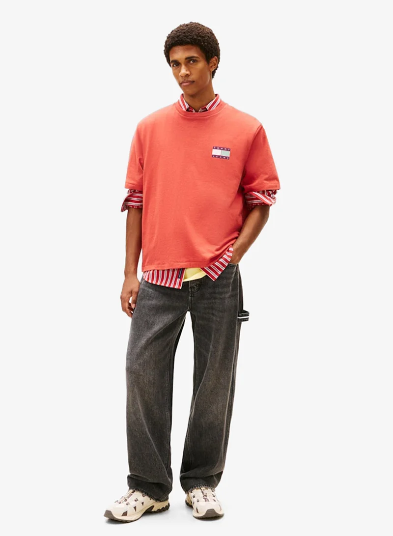 TOMMY JEANS  90S Peaks Backprint Crew Neck T-Shirt for Men | Best Price UAE