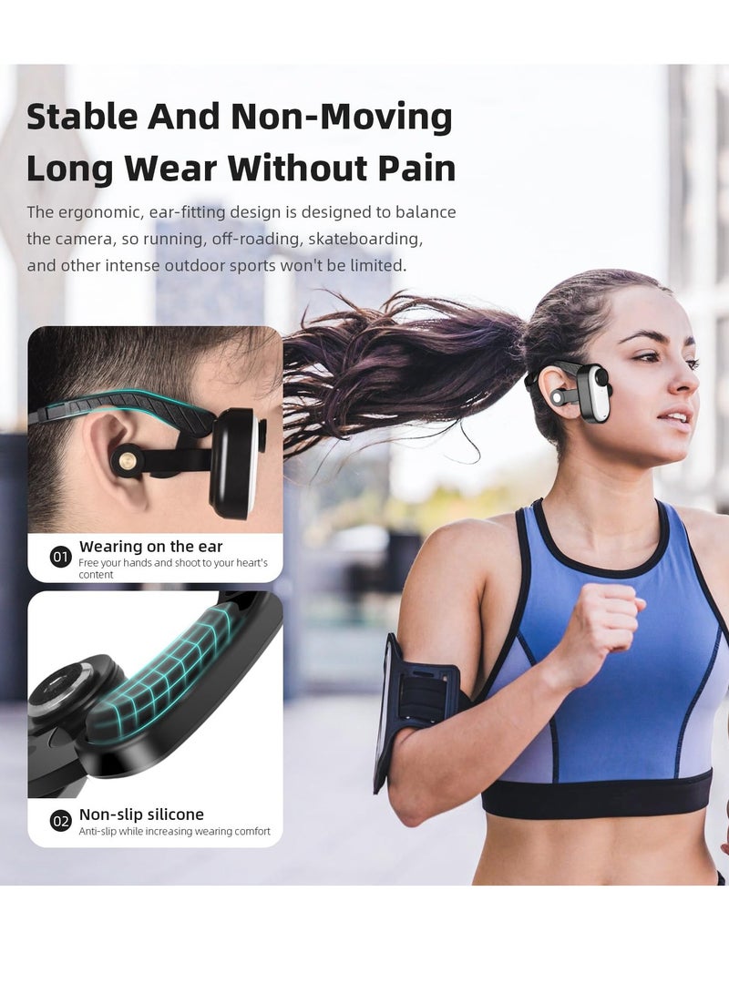 Excefore حامل POV مغناطيسي GO 3، حامل POV للرأس لإكسسوارات حامل الرأس GO 3 من insta360، حزام رقبة Vlog لتركيب الجسم لكاميرا الحركة - Image 4