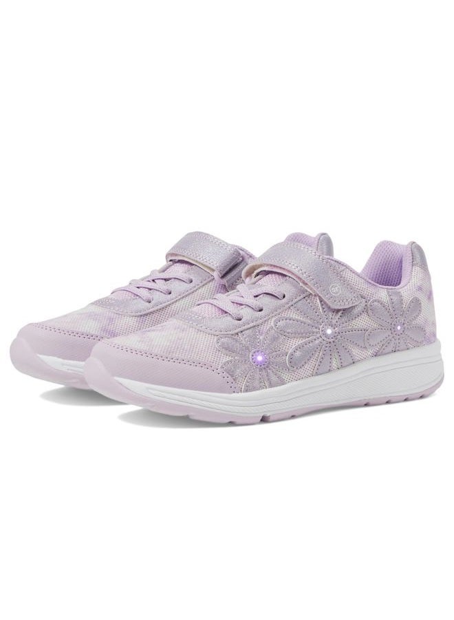 Stride rite Girl's Lighted Glimmer Sneaker, Lavender, 12 Little Kid - Image 1