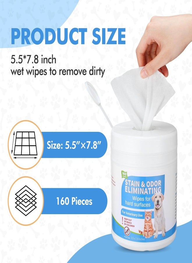 Swiffen 2 Pack/ 320 Count Litter Box Scrubbing Wipes, Cat Litter Box Cleaning Wipes, Unscented Cleaner & Deodorizer Canister Pet Urine Floor Cleaner Wipe for Kennels Pet Cleaning Supplies - Image 2