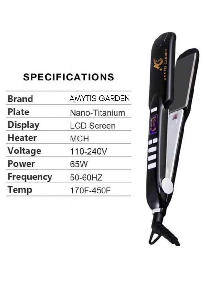 Titanium Multi Functional Hair Straightener - 45W - pzsku/Z3DED64089701BA02D4FCZ/45/_/1684748993/875c4408-b487-4a4b-bc46-c95d47e1f5a3