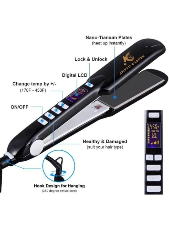 Titanium Multi Functional Hair Straightener - 45W - pzsku/Z3DED64089701BA02D4FCZ/45/_/1684766499/83b40204-1704-45e2-b5b0-3f5504526e59