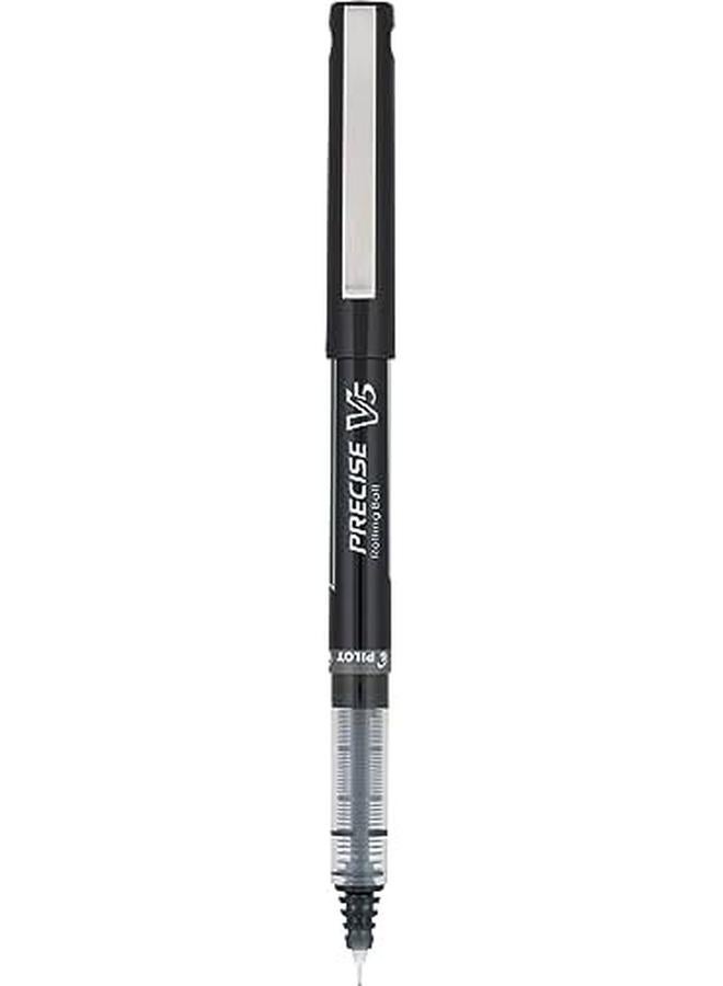 PILOT Precise V5 Capped Liquid Ink Rolling Ball Pens Extra Fine Point 0.5 Mm Black Pack Of 12  - Image 3