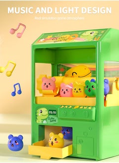 GROIC Mini Claw Machine with 8 Small Cartoon Ball, Electronic Arcade Game Indoor Toy with Music & Light Slam Dunk Claw Machine, Miniature Candy Grabber for Kids Party Game  - Image 2