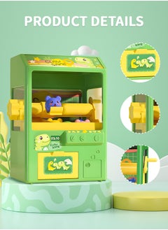 GROIC Mini Claw Machine with 8 Small Cartoon Ball, Electronic Arcade Game Indoor Toy with Music & Light Slam Dunk Claw Machine, Miniature Candy Grabber for Kids Party Game  - Image 4