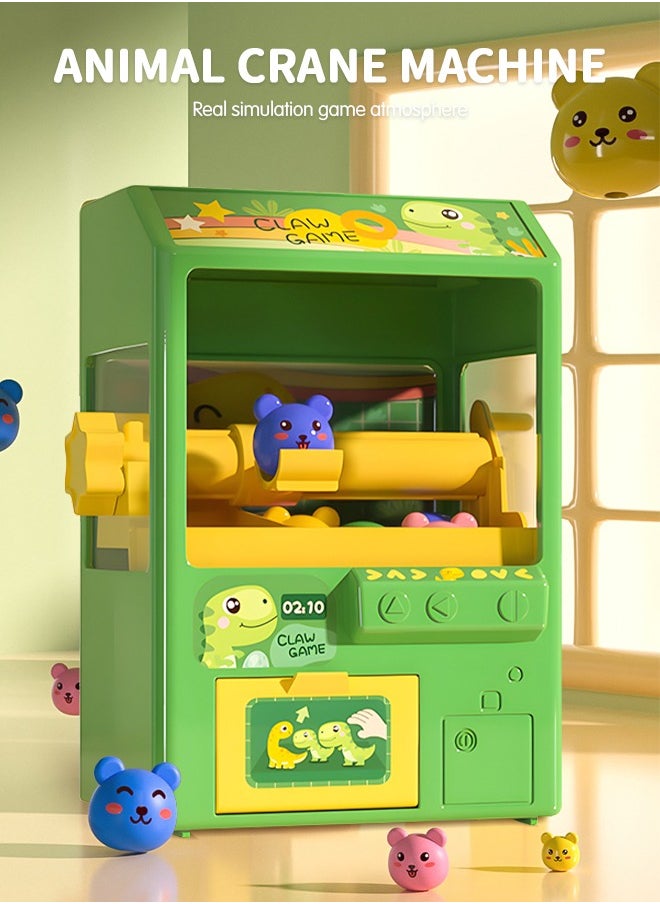 GROIC Mini Claw Machine with 8 Small Cartoon Ball, Electronic Arcade Game Indoor Toy with Music & Light Slam Dunk Claw Machine, Miniature Candy Grabber for Kids Party Game  - Image 3
