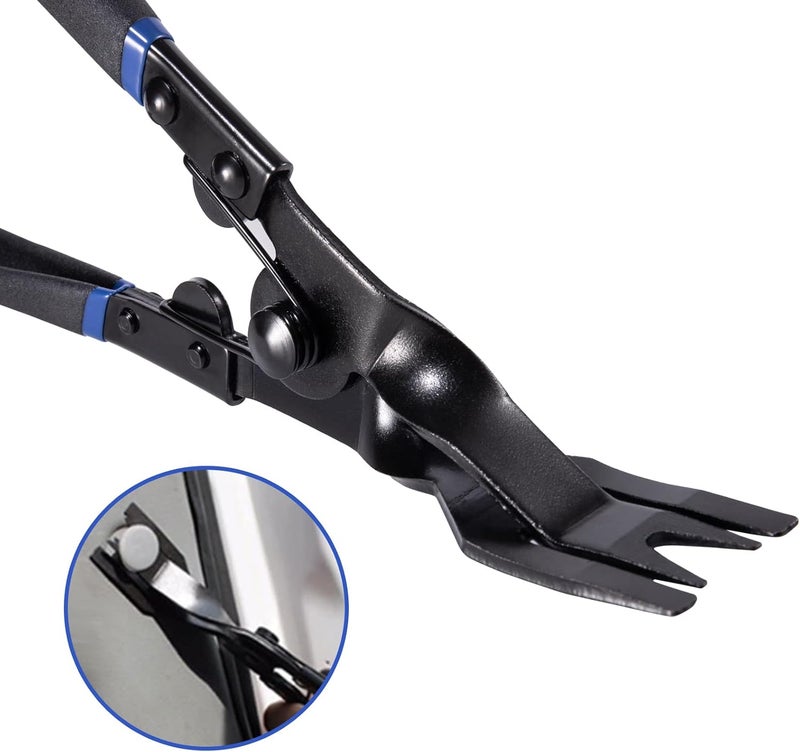 Toolwiz Panel Clip Pliers Universal Auto Door Car Upholstery Trim Clip Removal Plier Tool - Car Clip Removal Tool Automotive Prevents Damage to Trim and Fasteners Door Panel Removal Tool - Image 5