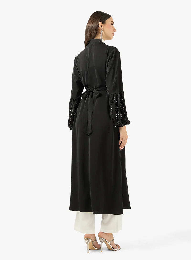 Khizana Abaya With Puff Sleeves