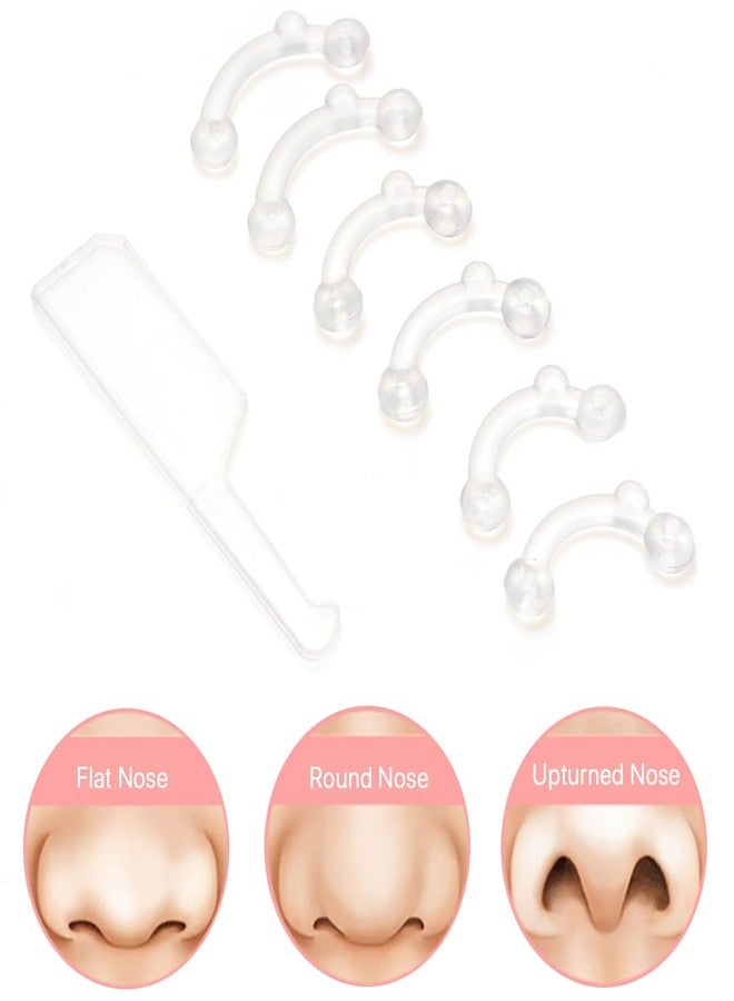 VANANA 3 Sizes Invisible Nose Lifter, Soft Silicone Nose Sharper Straightening Nose Up Corrector Tool, Comfortable Easy Install Removable (White) - Image 3