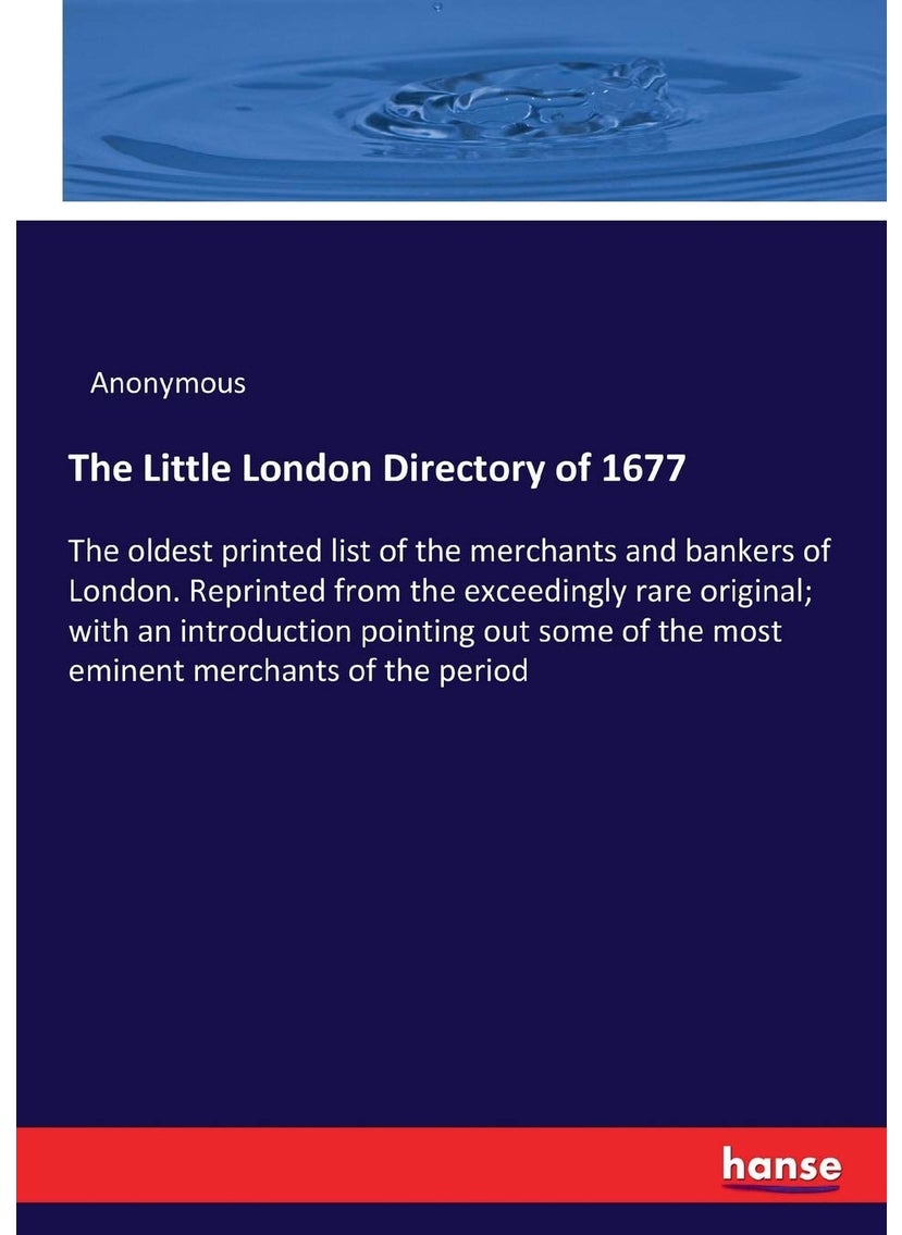 The Little London Directory of 1677  - Image 1