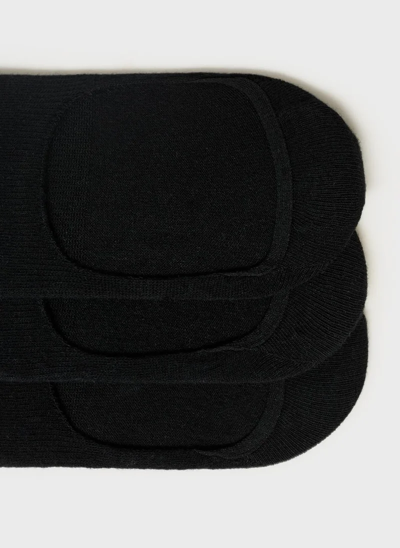 Mango Man 3-Pack Of Invisible Socks