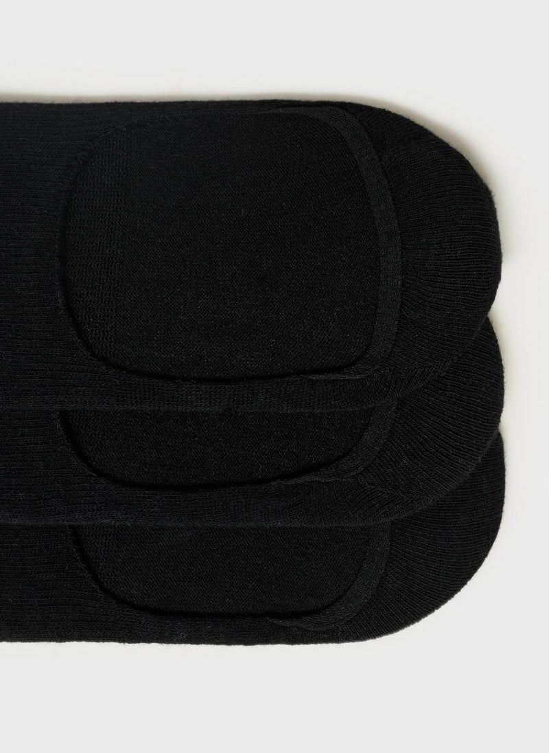 Mango Man 3-Pack Of Invisible Socks  - Image 2