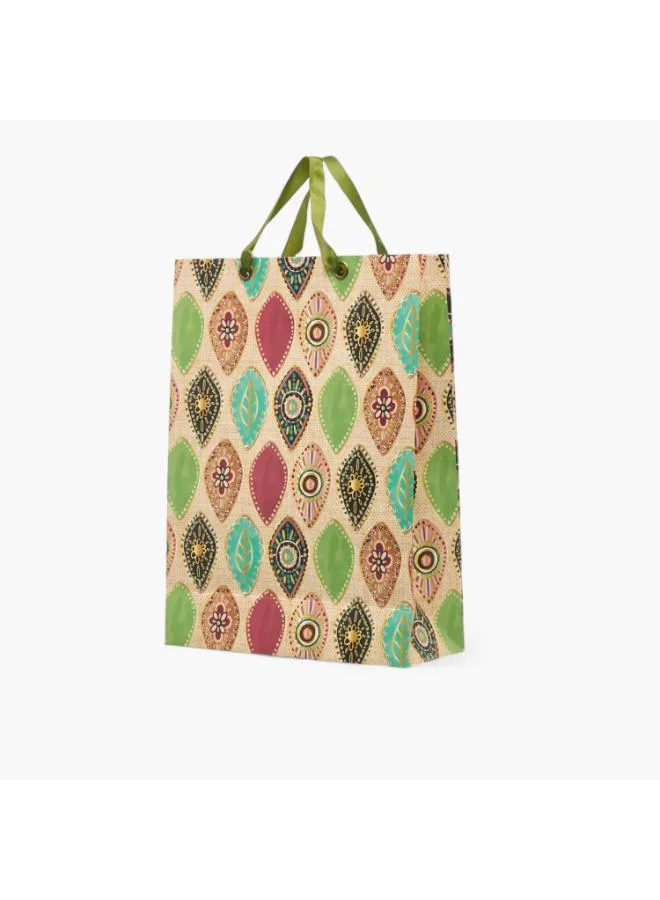 فايندز Findz Bohemian Print Gift Bag - Extra Large