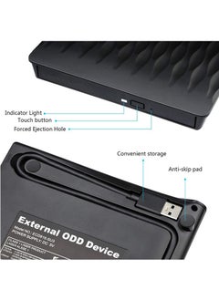 LENND USB C External CD DVD Drive, USB Type C Adapter to USB 3.0 Superdrive Optical Drive DVD CD+/-RW Burner Writer Compatible with MacBook Air iMac Windows and Laptop  - Image 5