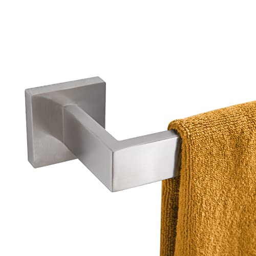 KOKOSIRI 36Inch Single Towel Bar Bathroom Kitchen Towel Holder Wall Mounted SUS304 Stainless Steel Towel Rack Brushed Nickel B4003BRL36