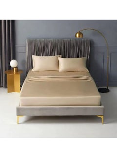 LIMOS 100% Tencel Lyocell Bed Sheets Set 4PC 1 Flat Sheet 1 Fitted Sheet and 2 Pillowcases  - Image 5