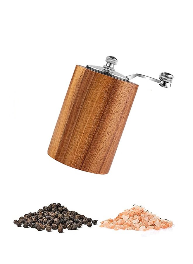 Sweet Life Hand-cranked Pepper Grinder Kitchen Manual Solid Wood Pepper Black Pepper Mill Household Sea Salt Pepper Grinding Bottle for kitchen Spice  - Image 1