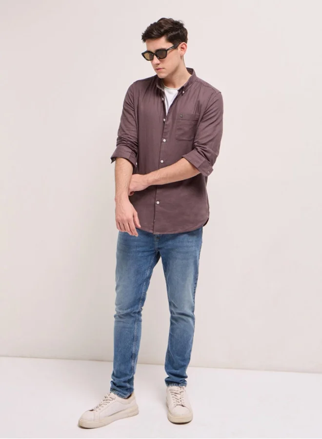 THE BEAR HOUSE Men's Shirt for Casual and Formal Wear | Classic Button-Down Style for Office, Daily Use, Travel, Events & All-Season Outfits | Versatile & Stylish Wardrobe Essential for Every Occasion