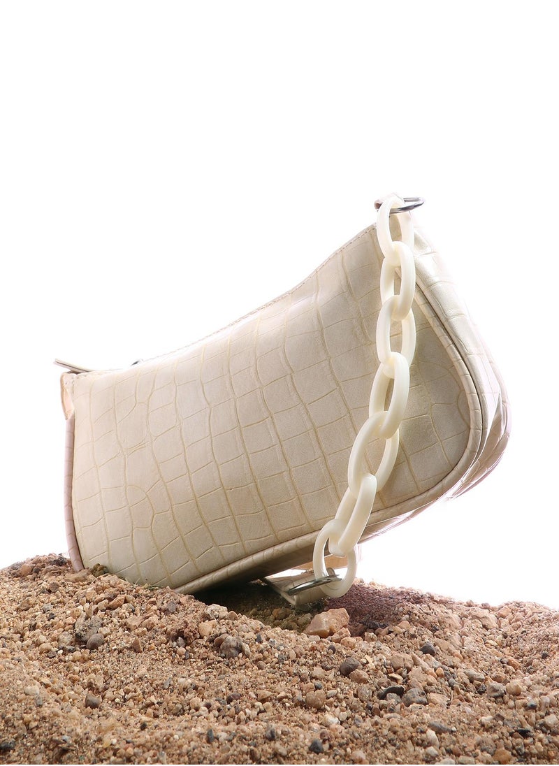 Haute Sauce - Solid Zip Lock Regular Vegan Leather Hand Bag For Women - Image 1