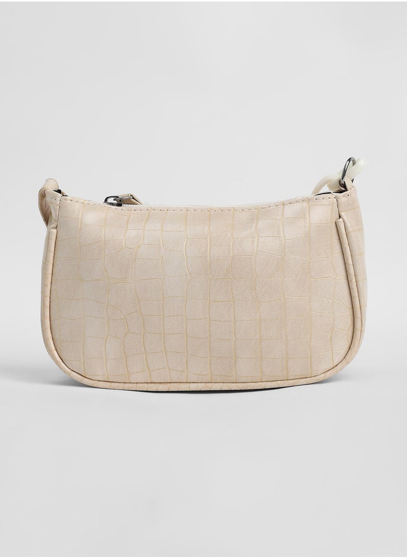 Haute Sauce - Solid Zip Lock Regular Vegan Leather Hand Bag For Women - Image 1