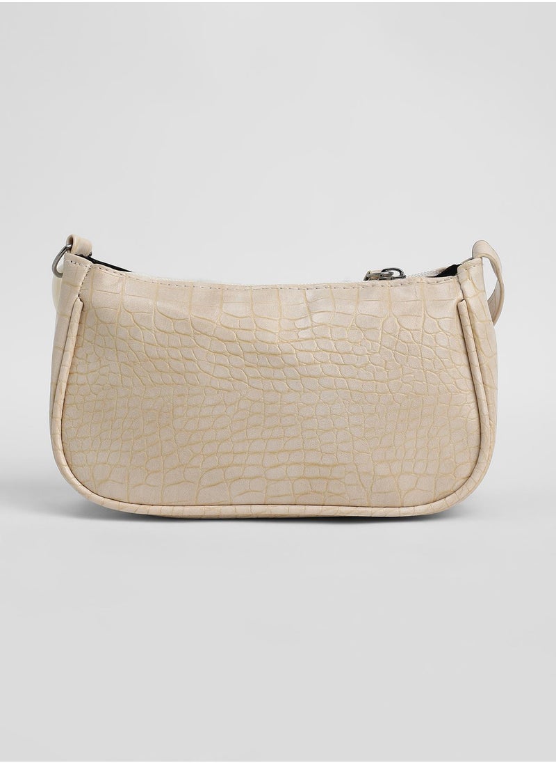 Haute Sauce - Solid Zip Lock Regular Vegan Leather Hand Bag For Women - Image 1