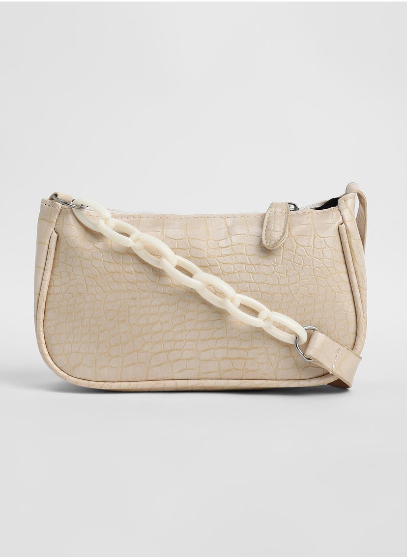 Haute Sauce - Solid Zip Lock Regular Vegan Leather Hand Bag For Women - Image 1