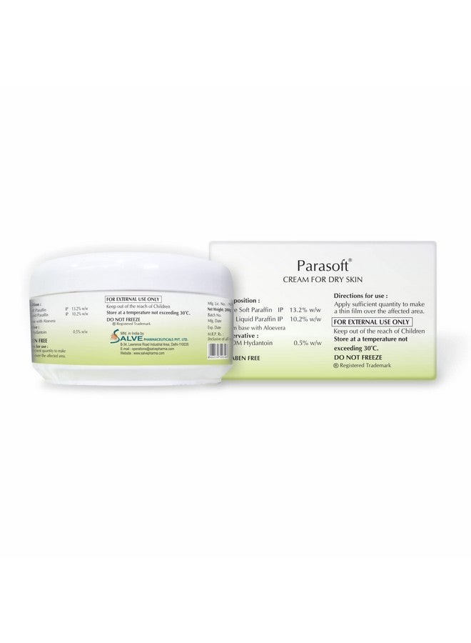 Parasoft Cream Intense Moisturizer Nourishing Cold Cream & Winter Cream For Dry & Dehydrated Skin With Goodness Of Aloe Vera For Both Men & Women 200 G(Pack Of 2) - Image 4