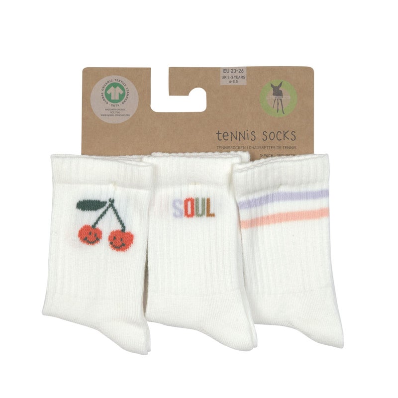 Lassig Tennis Socks GOTS (3 pcs) - Image 5