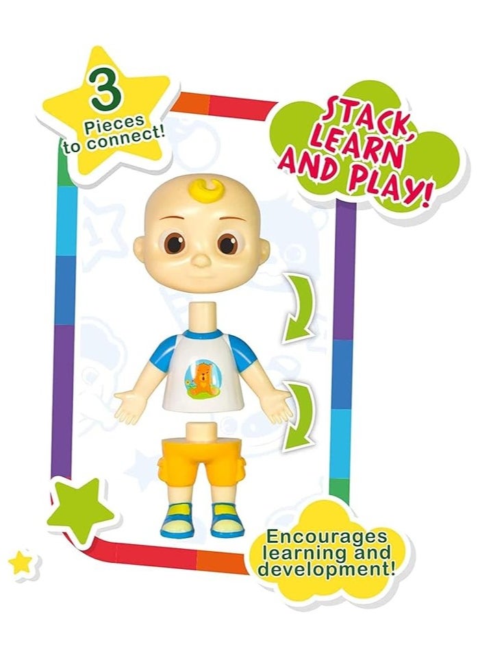 Sinco Creations Cocomelon Stackable Characters – Officially Licensed Educational Stacking Toy for Kids & Toddlers – Fun, Colorful, Learning Gift  - Image 3