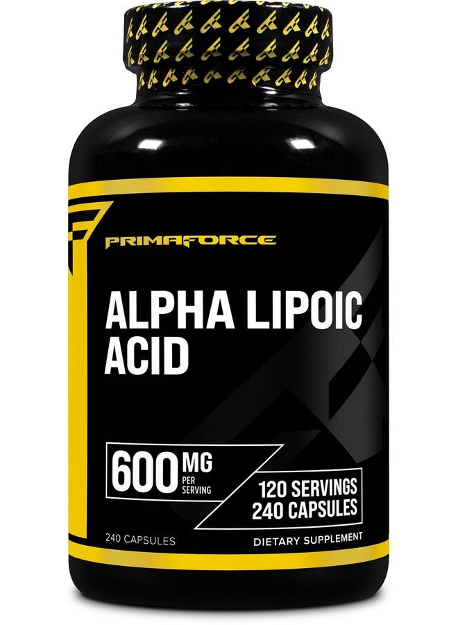 Primaforce Alpha Lipoic Acid 600mg Per Serving, 240 Capsules, 120 Servings - Image 1