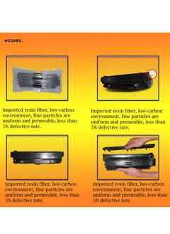 ECARES ECARES® 125A Toner Cartridge CB540A CB541A CB542A CB543A Compatible for HP Color Laserjet CM1312 MFP CM1312nfi CP1215 CP1515n CP1518ni (Multicolor)  - Image 3