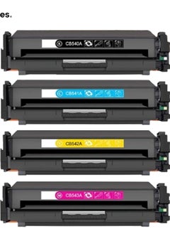 ECARES ECARES® 125A Toner Cartridge CB540A CB541A CB542A CB543A Compatible for HP Color Laserjet CM1312 MFP CM1312nfi CP1215 CP1515n CP1518ni (Multicolor)  - Image 1
