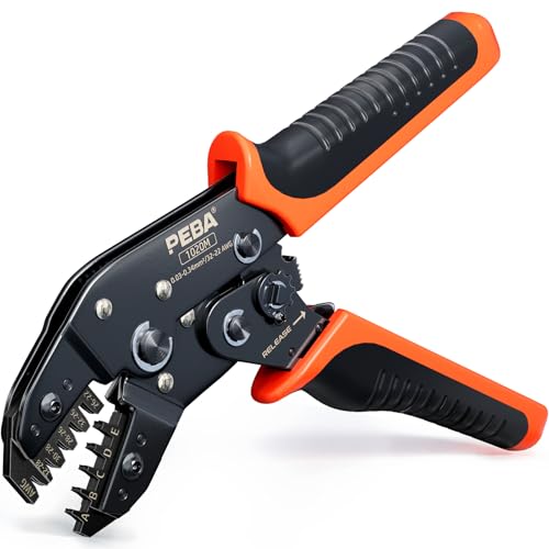 PEBA JST Ratcheting Crimper 3222 AWG for 10mm125mm15mm20mm Pitch Micro Connectors Crimping Tool for JSTSH 10mmGH 125mmZH15mmPH 20mm Molex TE terminals Precision JST Crimp Tool - Image 1
