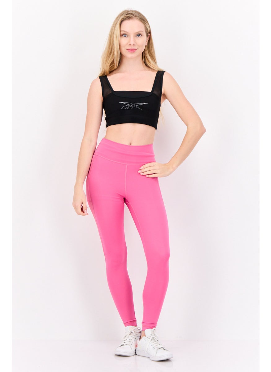Reebok Women Brand Logo Non-Padded Sports Bra, Black  - Image 2