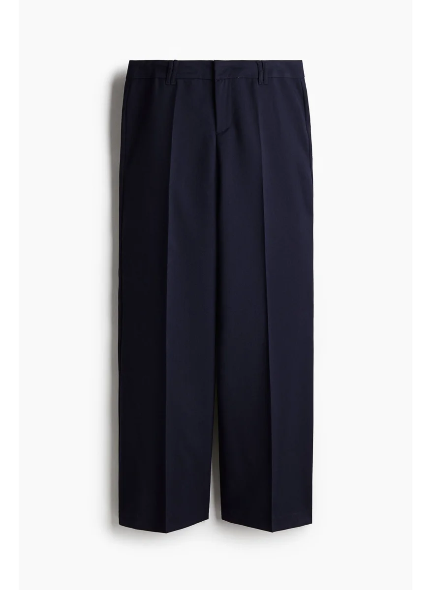 H&M Wide Tailored Trousers