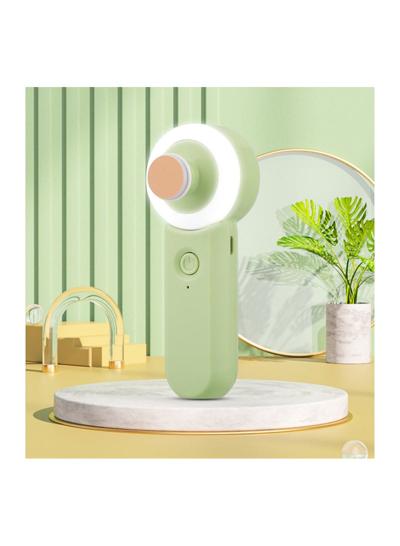 SOLARAE Baby Electric Nail Buffer Kit, Safe, Easy Rechargeable Baby Nail File,Baby Nail Trimmer, Ring LED Light, 6 Buffer Pads, Ideal for Newborns, Toddlers, Children's Fingernails/Toenails (Green File) - Image 5