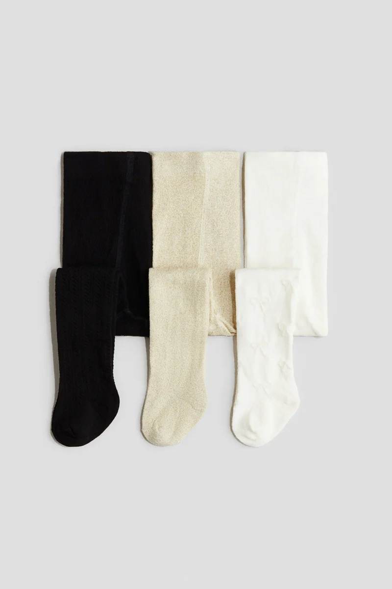 H&M 3-pack tights