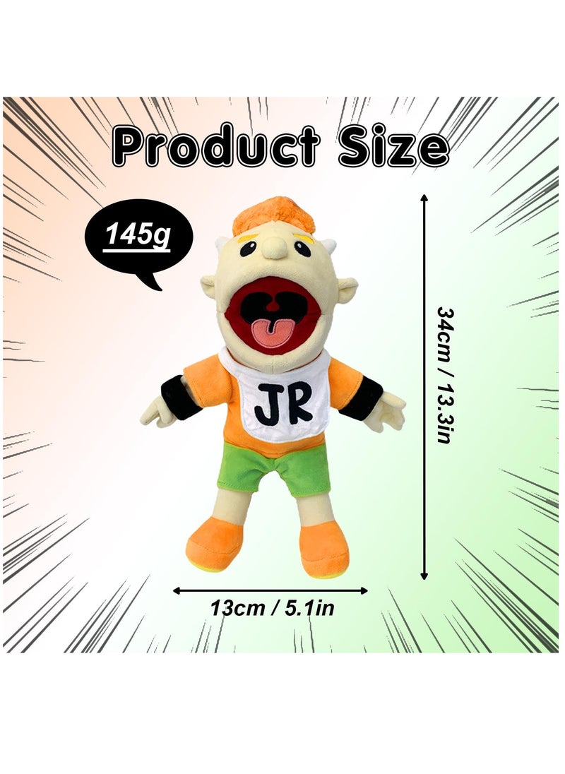 Excefore - Jeffy Hand Puppets for Kid Jeffy's Classmates JR Hand Puppet Toys to Role Play Cute Cartoon Puppets for Adults Kids Interactive Performance Storytelling(JR) - Image 1