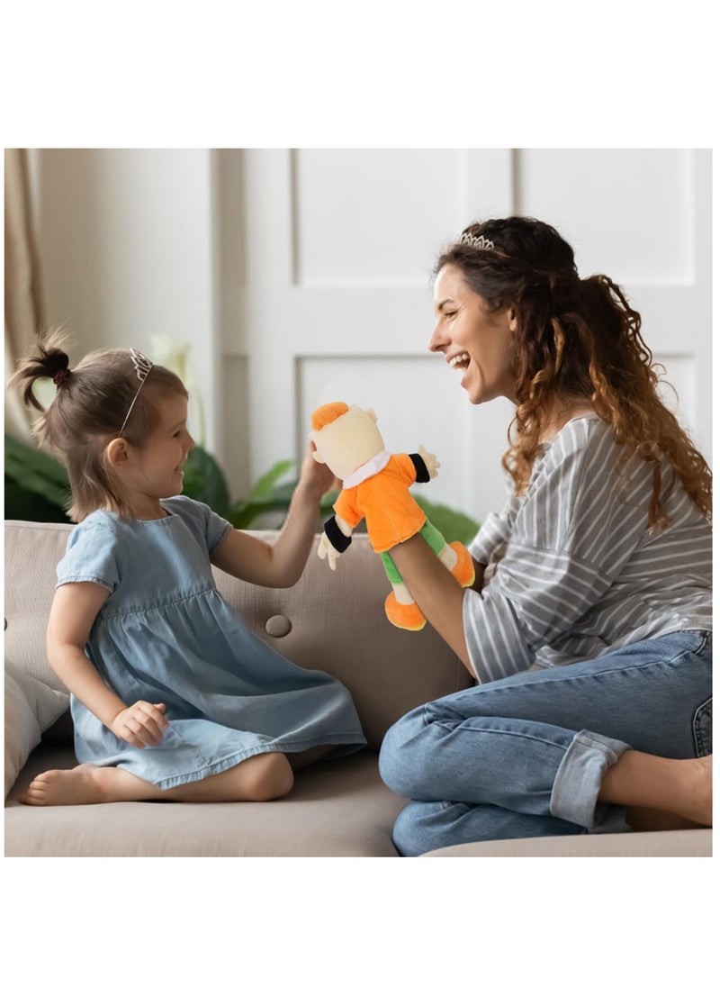Excefore - Jeffy Hand Puppets for Kid Jeffy's Classmates JR Hand Puppet Toys to Role Play Cute Cartoon Puppets for Adults Kids Interactive Performance Storytelling(JR) - Image 1