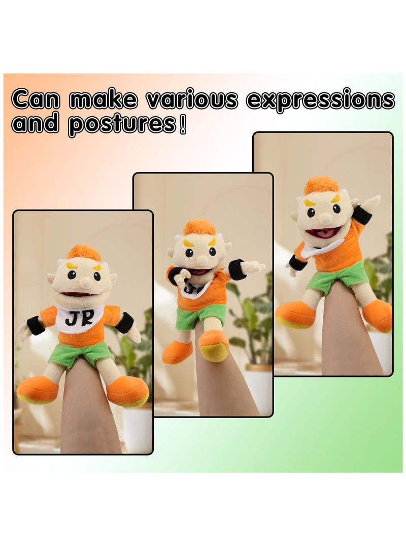 Excefore - Jeffy Hand Puppets for Kid Jeffy's Classmates JR Hand Puppet Toys to Role Play Cute Cartoon Puppets for Adults Kids Interactive Performance Storytelling(JR) - Image 1