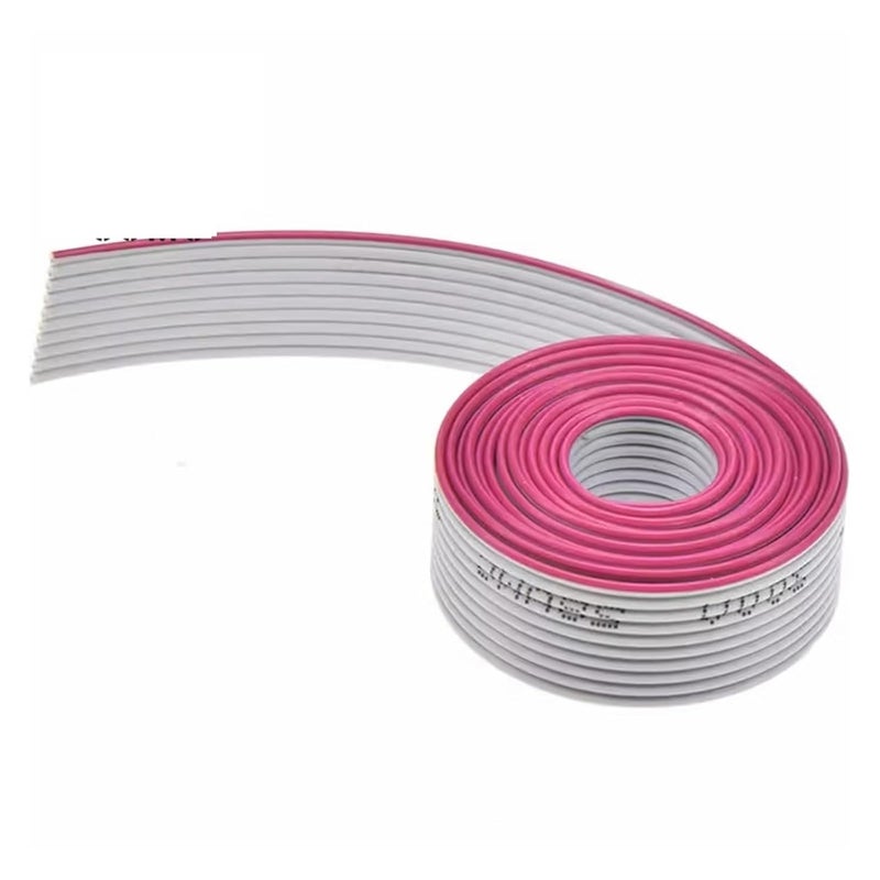 Grey Flat Ribbon Cable 1Meter 0.635MM 1.0MM .27MM Pitch Grey Flat Ribbon Cable 6/8/10/16/20/40 Pin 28AWG Wire for IDC FC .27MM/2.0MM/2.54MM Connector(1.0mm,16PIN) - Image 4