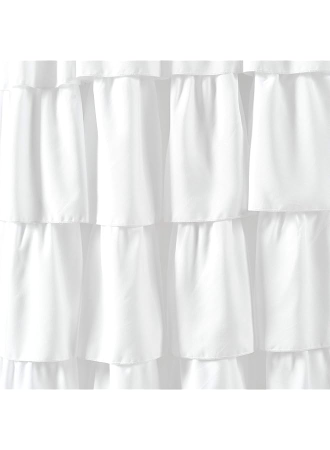 إيروريكس ستارة نافذة بيضاء مكشكشة على شكل مزرعة أنيقة عتيقة لغرفة المعيشة وغرفة الطعام وغرفة النوم الفردية 84 بوصة × 50 بوصة - Image 3