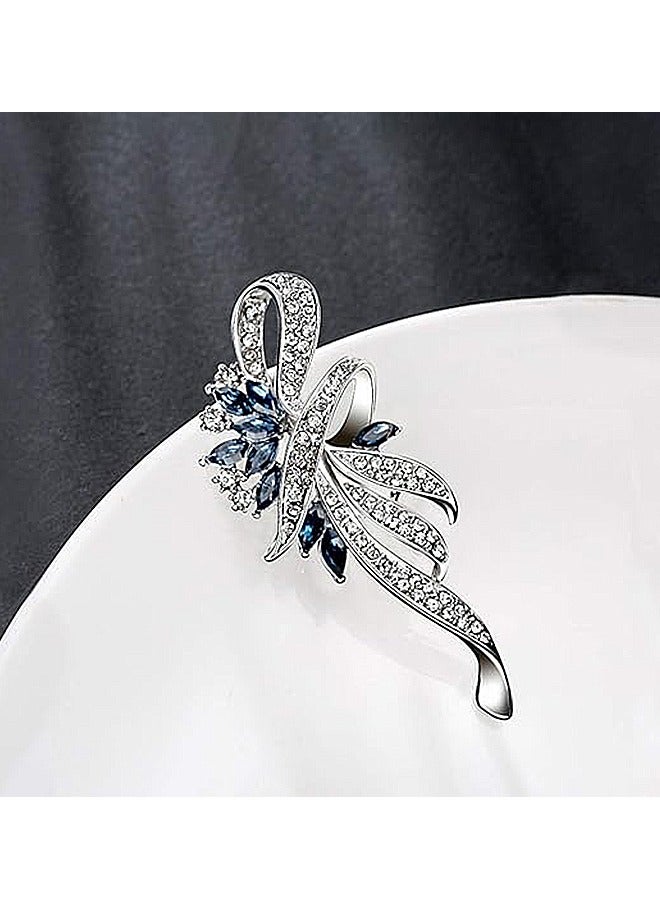 Vintage Style Flower Brooche, Anti Rust and Anti Fading Alloy Brooch Pins, Corsage Scarf Clip Women Girls - Image 4